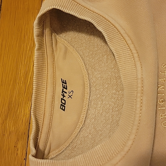 Bo and Tee Beige Sweatshirt Sweater XS - Picture 4 of 5